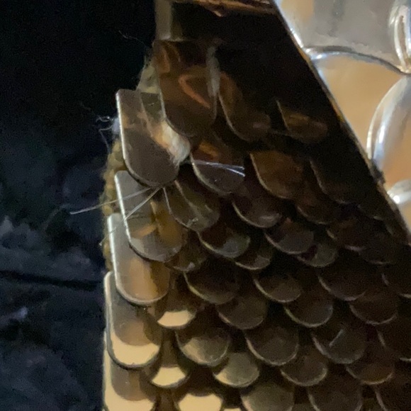 “VINTAGE MCM FISH SCALE GOLD BELT”. - Picture 15 of 16